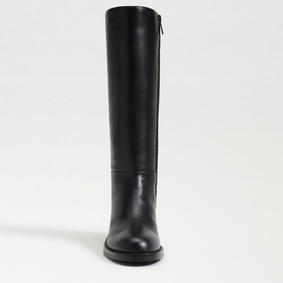 🆕 SAM ELDERMAN MABLE BLACK LEATHER RIDING BOOT - Picture 4 of 11